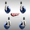 Service Caster 4 Inch 316SS Solid Poly Swivel 1-1/4 Inch Expanding Stem Caster Brake SCC, 2PK SCC-SS316EX20S414-SPUS-2-TLB-2-114 - alternate 2